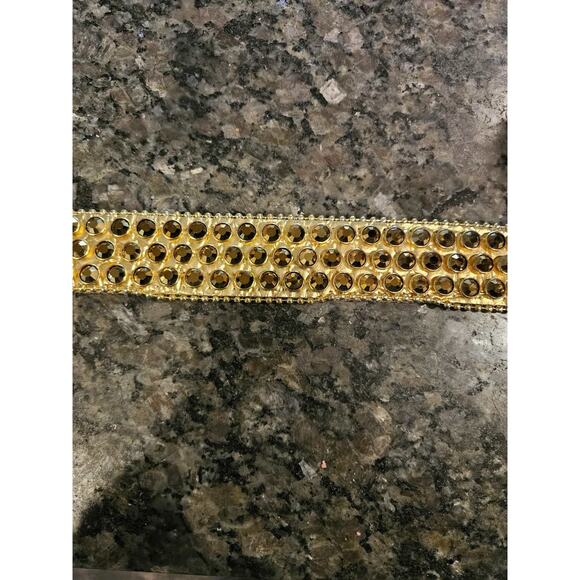 DNA PREMIUM WEAR MEN'S BELT GOLD /BROWNISH GOLD Size Medium 32-34 - Picture 4 of 6